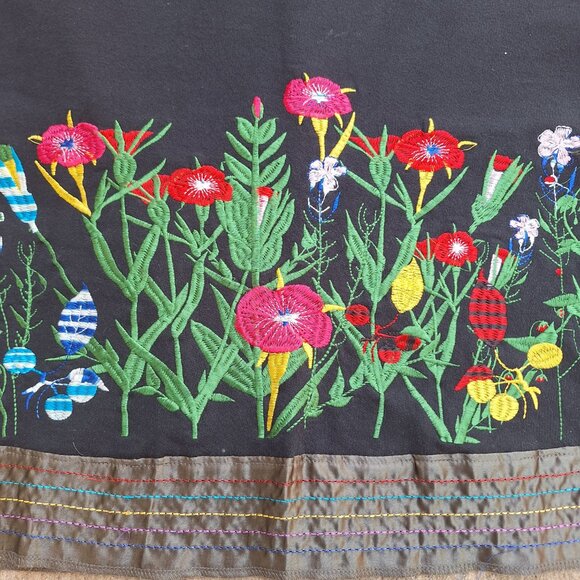 Desigual Embroidered Spring Flower Garden Skirt Size S - Picture 2 of 7